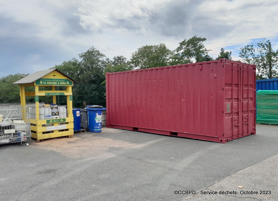 Les habitants poseront leurs objets à recycler devant le container dédié à cette nouvelle collecte